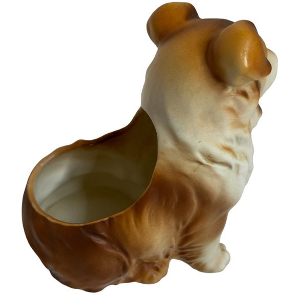 Vintage Collie Sheltie Ceramic Planter Dog Napcoware - Picture 7 of 7